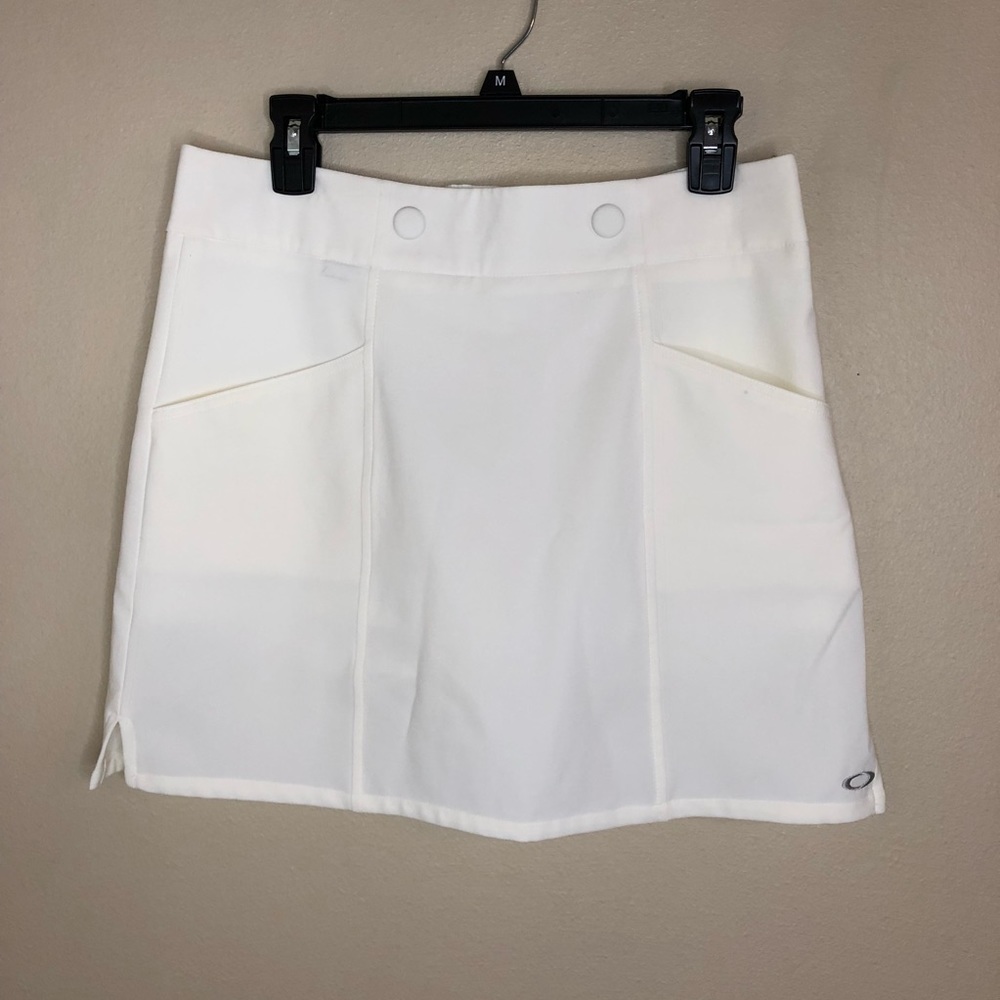 OAKLEY Palm white golf skort